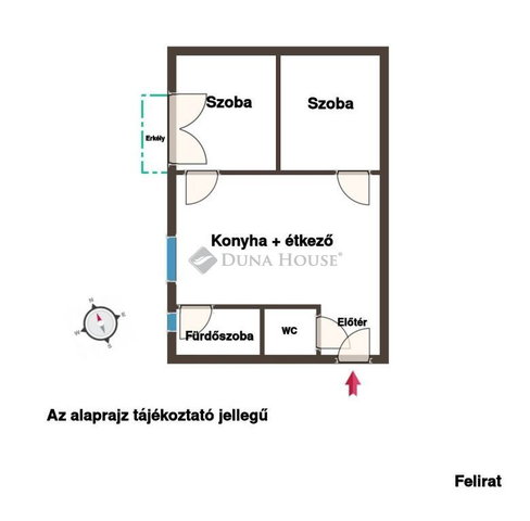 Eladó téglalakás, Komlón 29.9 M Ft, 2 szobás