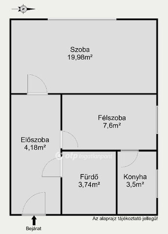 Eladó téglalakás, Budapesten, IX. kerületben 53.9 M Ft