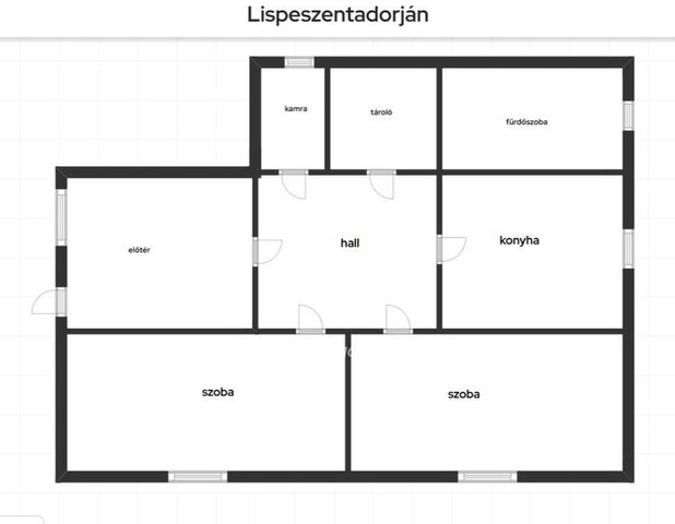 Eladó családi ház, Lispeszentadorjánban 30.5 M Ft, 2 szobás