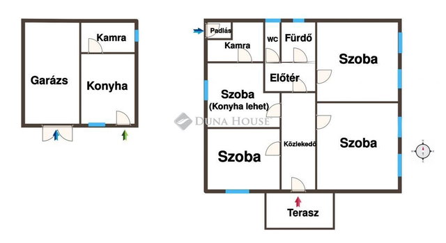 Eladó családi ház, Kunszálláson 54.99 M Ft, 4 szobás