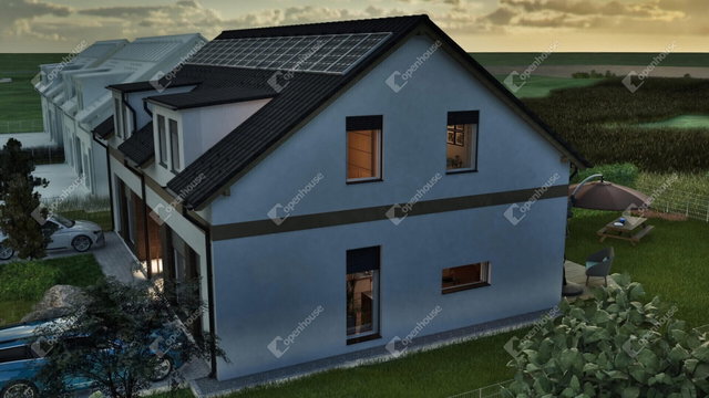 Eladó ikerház, Kapuváron 84.5 M Ft, 4 szobás