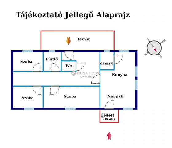 Eladó családi ház, Dabason 99.99 M Ft, 3 szobás