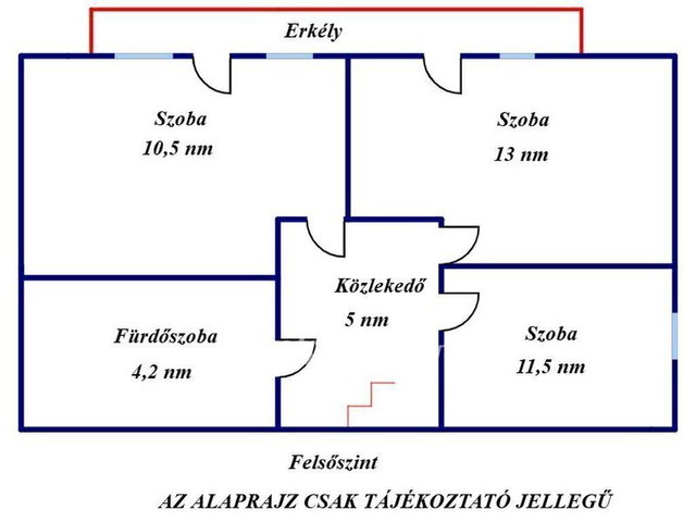 Eladó nyaraló, Cserkeszőlőn 64 M Ft, 3 szobás
