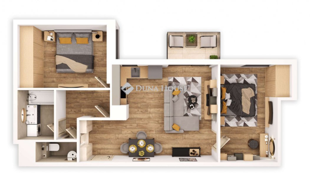 3 bed · 64m² · 104.000.000 ft
