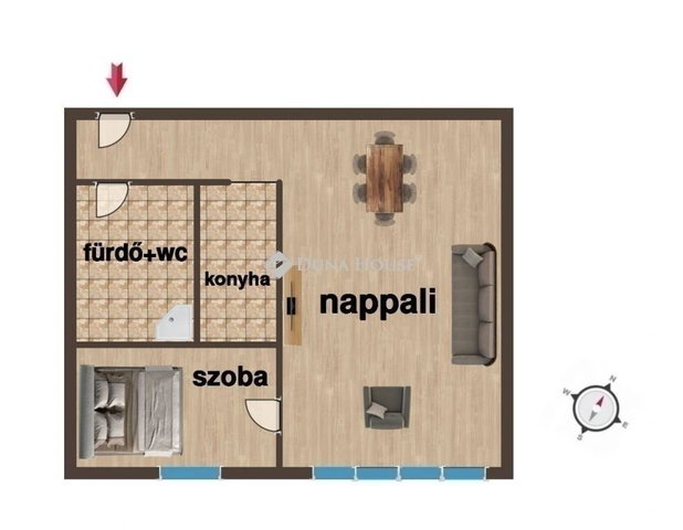 Eladó panellakás, Budapesten, XIV. kerületben 59.5 M Ft, 2 szobás