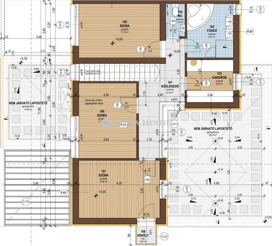 Eladó ikerház, Debrecenben 172 M Ft, 5 szobás