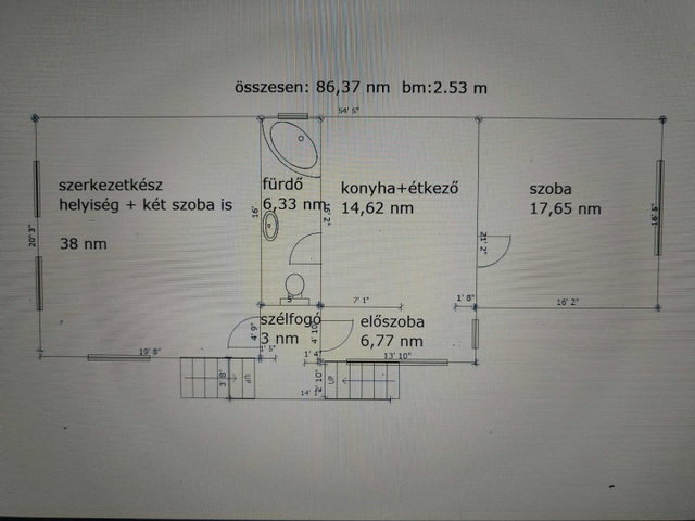 Eladó családi ház, Pétervásárán 15.1 M Ft, 2 szobás