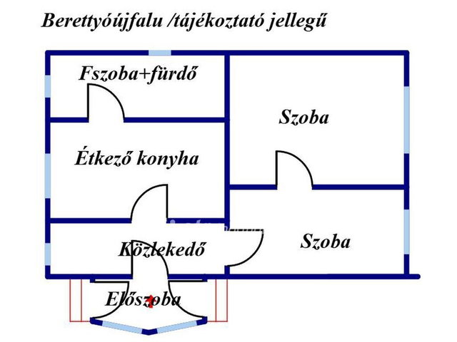 Eladó családi ház, Berettyóújfaluban 42 M Ft, 2 szobás