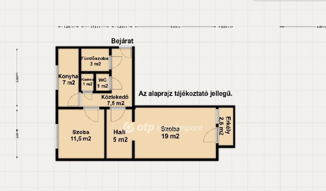 Eladó téglalakás, Mosonmagyaróváron 47.5 M Ft, 2 szobás