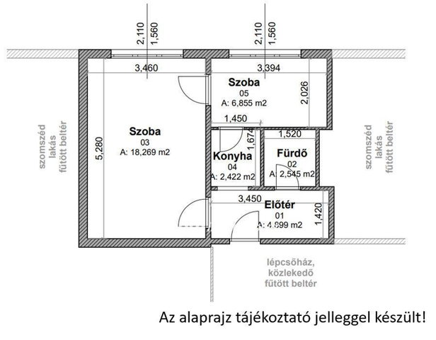 Kiadó panellakás, albérlet, Miskolcon 160 E Ft / hó, 1+1 szobás