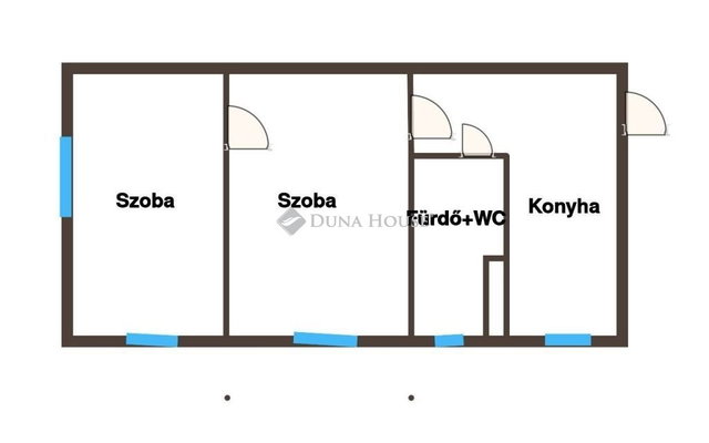 Eladó téglalakás, Komlón 24.9 M Ft, 3 szobás