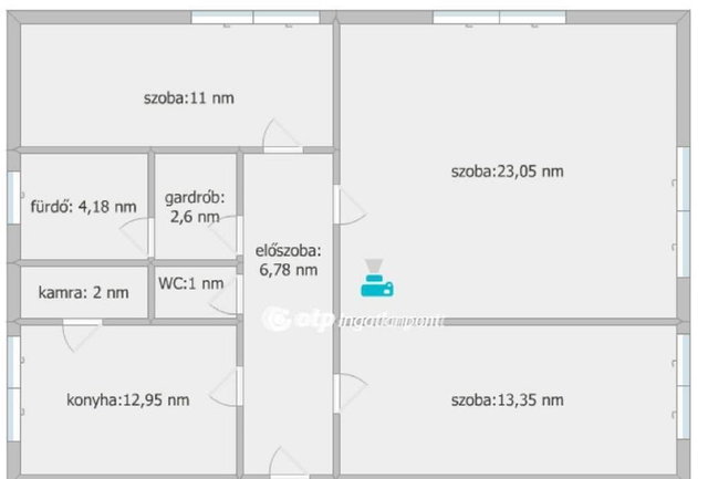 Eladó téglalakás, Bonyhádon 25 M Ft, 2+1 szobás