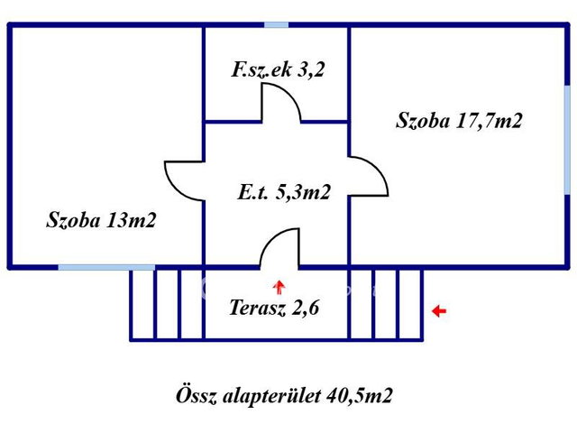 Eladó családi ház, Tiszakarádon 1.5 M Ft, 2 szobás