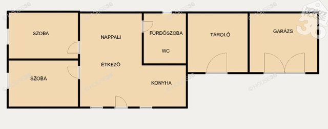 Eladó családi ház, Lajosmizsén 47.5 M Ft, 3 szobás