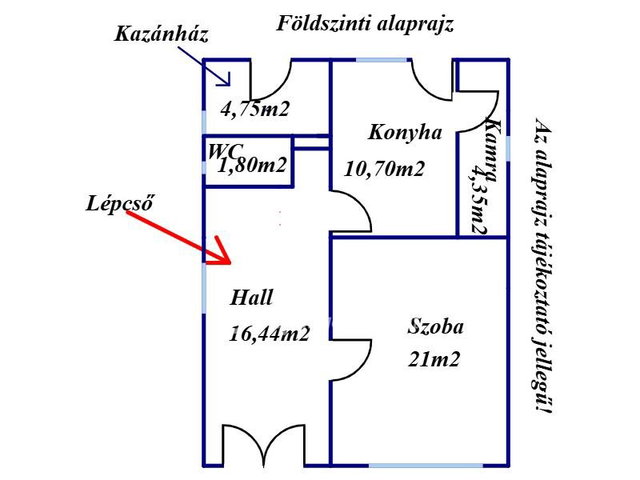 Eladó családi ház, Békésen 45 M Ft, 3+1 szobás