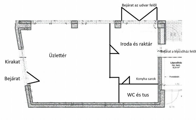 Eladó üzlethelyiség, Szegeden 34.5 M Ft / költözzbe.hu