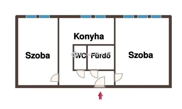 Eladó panellakás, Kecskeméten 43.5 M Ft, 2 szobás
