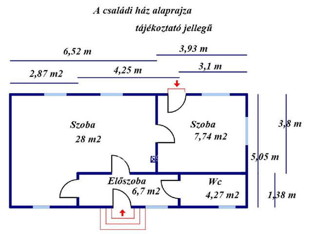 Eladó családi ház, Lajosmizsén 20 M Ft, 2 szobás