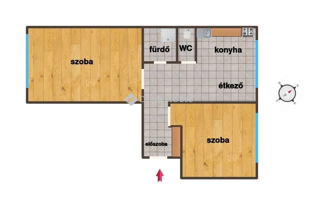 Eladó panellakás, Miskolcon 33.9 M Ft, 2 szobás