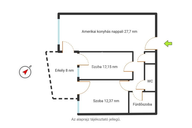 Eladó téglalakás, Budapesten, III. kerületben 110 M Ft, 3 szobás