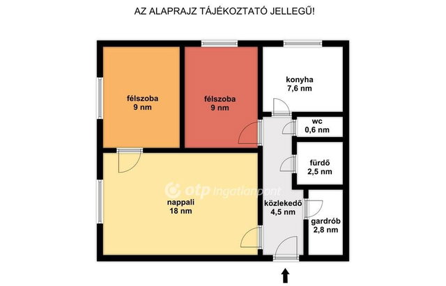 Eladó panellakás, Budapesten, XV. kerületben 60 M Ft, 1+2 szobás