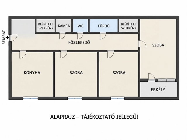 Eladó téglalakás, Nyíregyházán 47.9 M Ft, 3 szobás