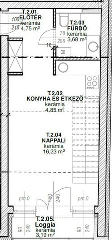 Eladó téglalakás, Nyíregyházán 47.7 M Ft, 1 szobás