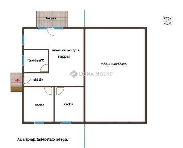 Eladó ikerház, Ócsán 78.5 M Ft, 3 szobás / költözzbe.hu