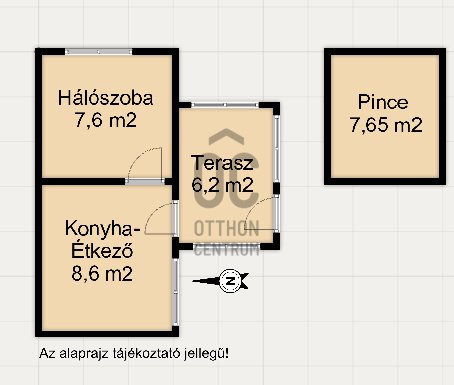 Eladó nyaraló, Nagykanizsán 4.9 M Ft, 1 szobás