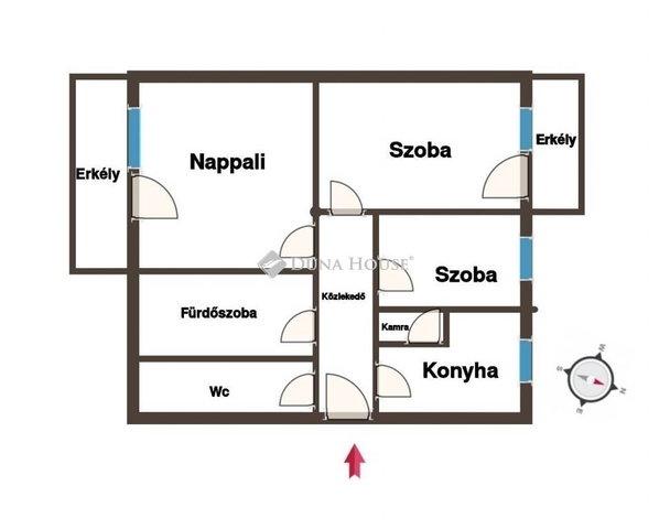 Eladó téglalakás, Püspökladányban 37.5 M Ft, 3 szobás