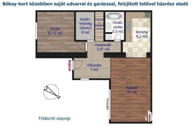 Eladó családi ház, Budapesten, XVIII. kerületben 69.5 M Ft