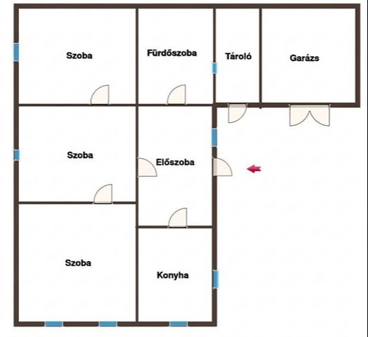 Eladó családi ház, Tiszakécskén 45 M Ft, 3 szobás