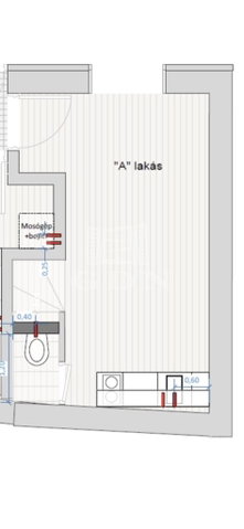 Eladó téglalakás, Budapesten, VI. kerületben 54.9 M Ft, 2 szobás