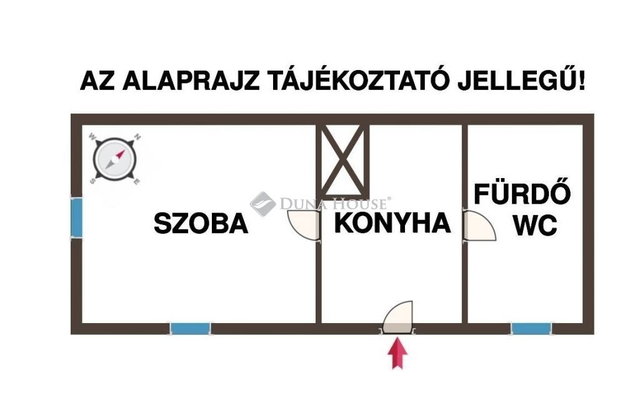 Eladó családi ház, Pándon 23.9 M Ft, 1 szobás