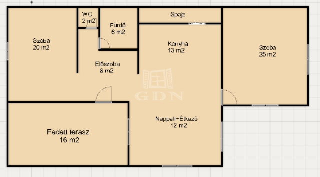 Eladó családi ház, Türjén 16.5 M Ft, 2 szobás