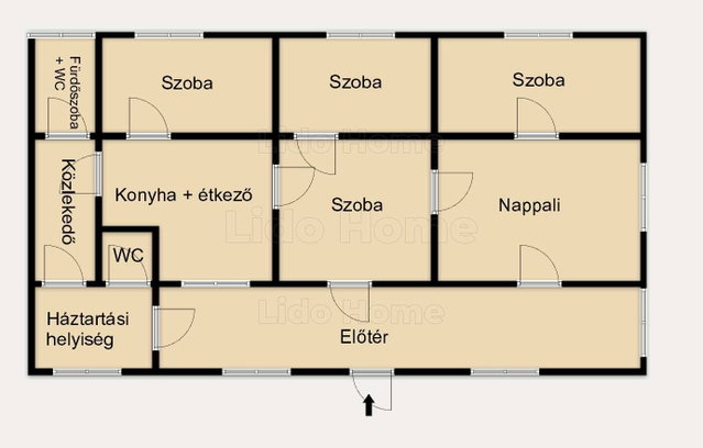 Eladó családi ház, Berhidán 57 M Ft, 5 szobás