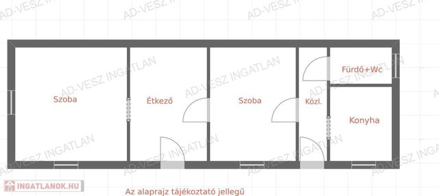 Eladó családi ház, Ócsán 45 M Ft, 2 szobás