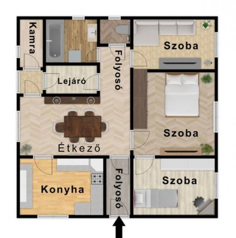 Eladó ikerház, Felsődobszán 23.5 M Ft, 3 szobás