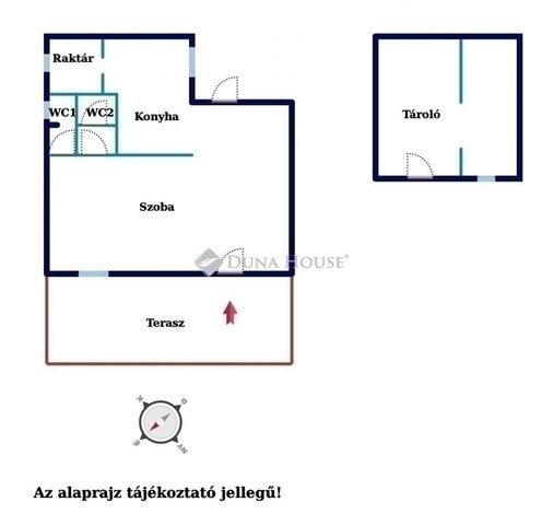 Eladó családi ház, Gyálon 95 M Ft, 1 szobás