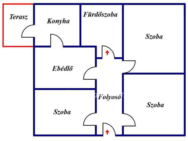 Eladó családi ház, Magyarhomorogon 10 M Ft, 3 szobás