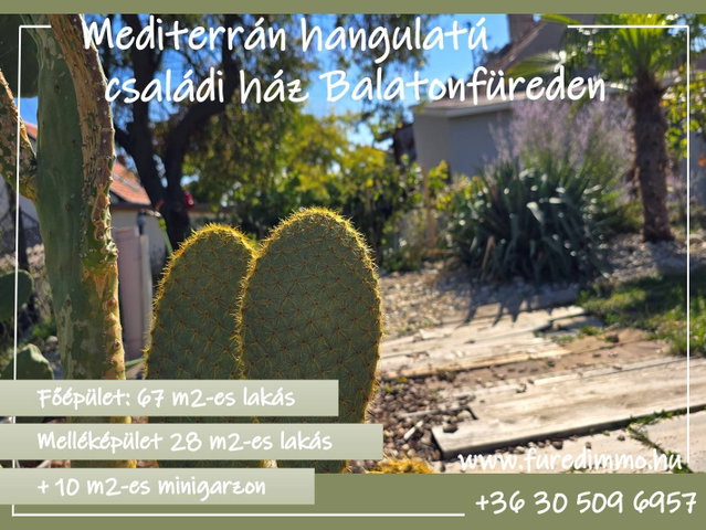 Eladó családi ház, Balatonfüreden 80 M Ft, 4 szobás