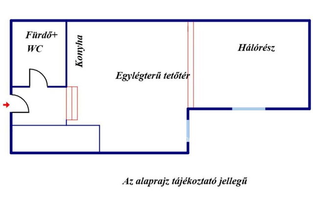 Eladó téglalakás, Sopronban 39.9 M Ft, 1 szobás