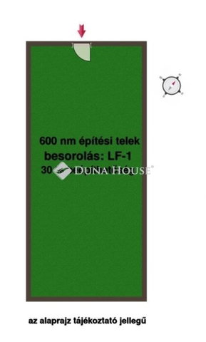 Eladó telek, Sülysápon 27.5 M Ft / költözzbe.hu