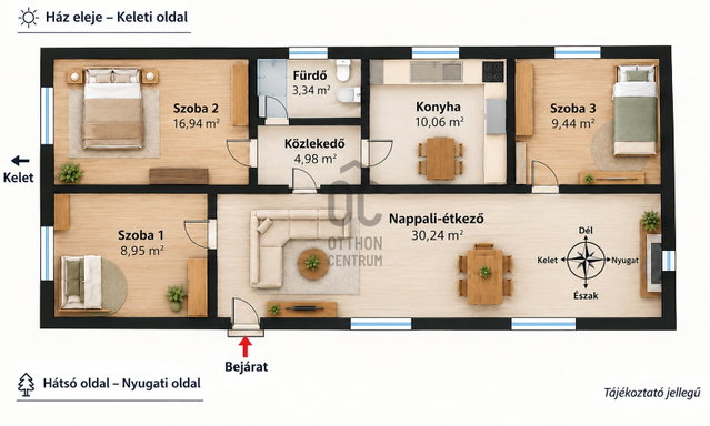 Eladó családi ház, Mátraszentimrén 74.9 M Ft, 3 szobás