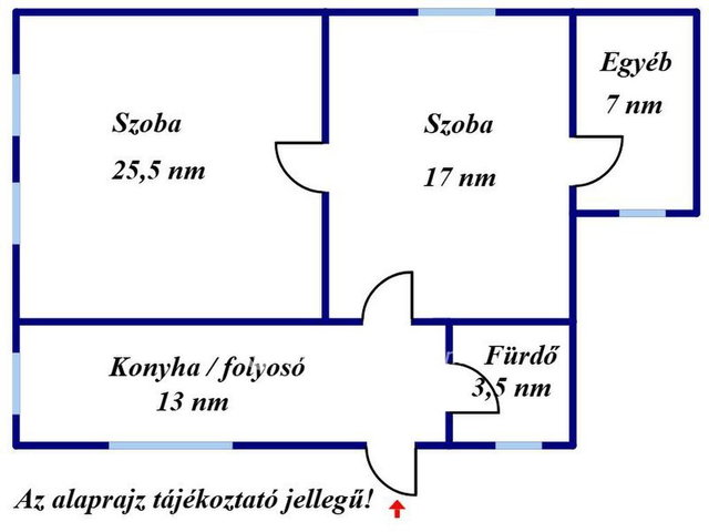 Eladó családi ház, Orosházán 3.3 M Ft, 2+1 szobás