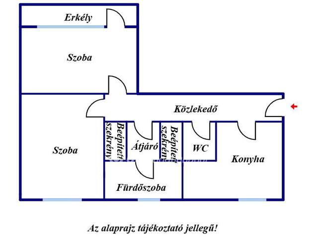 Eladó téglalakás, Kunszentmártonban 28.5 M Ft, 2 szobás