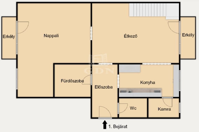 Eladó téglalakás, Veszprémben 99.9 M Ft, 3+2 szobás