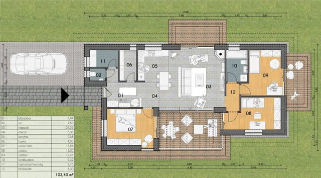 Eladó családi ház, Szolnokon 96.5 M Ft, 3 szobás