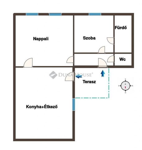 Eladó családi ház, Egyházashetyén 37.3 M Ft, 2 szobás