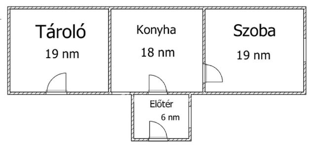 Eladó családi ház, Nemeskeresztúron 3.69 M Ft, 2 szobás